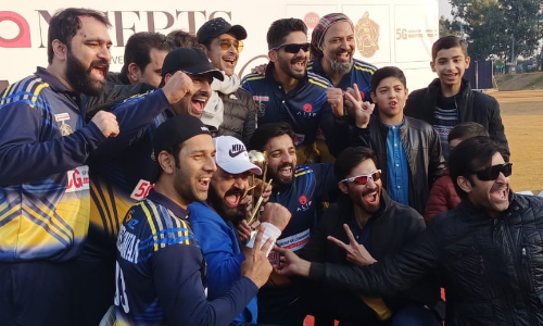 Showbiz XIs defeat Askari XIs by 8 wickets in an exhibition cricket match