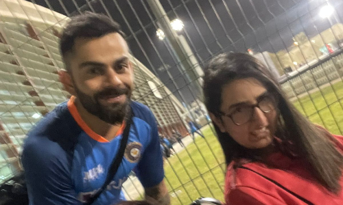 Indian star batter Virat fulfills dream of his Pakistani fan