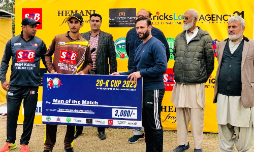 Nasrullah stars as Model Town Club breeze into semifinals in 20-K Cup