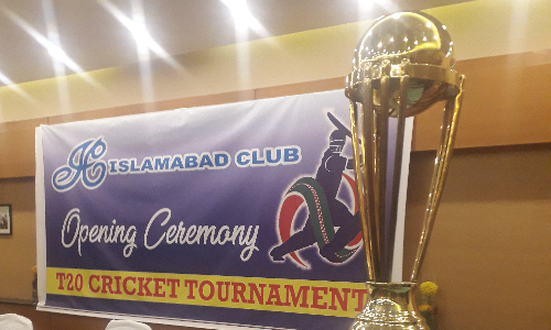 Islamabad Club T 20 Cricket Tournament commences from Saturday