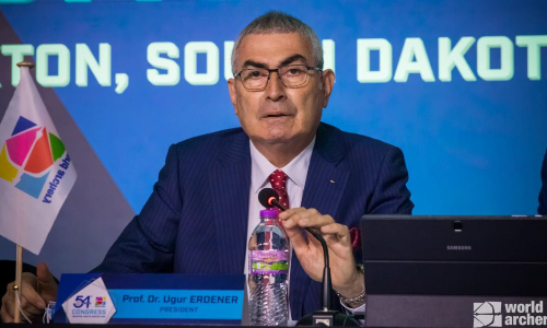 Dr Erdener re-elected for fifth term as World Archery president