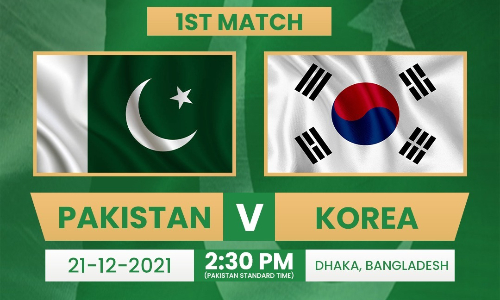 Green Shirts take on Korea on December 21 at 2:30 pm in Asian Hockey