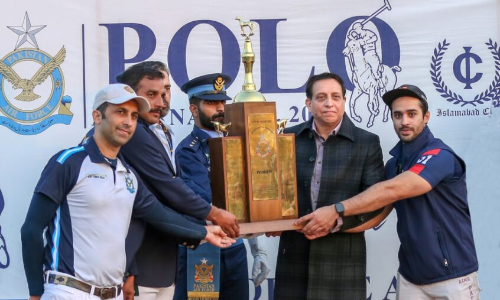 PAF Whites win the title of CAS Challenge Cup Polo Tournament