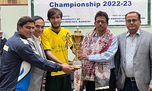 Sir Syed University win HEC Inter-University Volleyball Championship