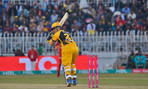 Peshawar Zalmi beat Islamabad United by seven runs on DLS