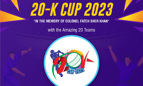 20-K Cup T20 Cricket Tournament to commence on January 5, 2023