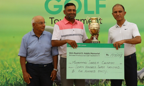 Shabbir wins Rashid Habib Memorial Golf Tournament