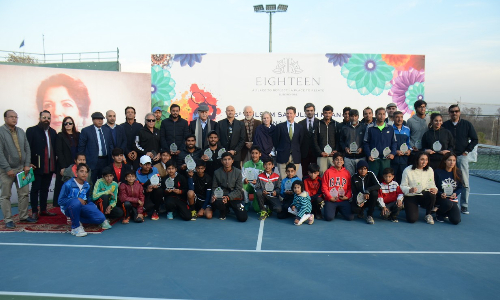 Muzammil clinches the Singles title of Begum Kulsum National Tennis Tournament 