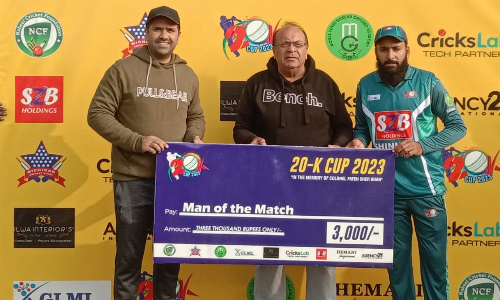 City Gymkhana, Pak Lions, Shinning Club score wins in K-20 Cup