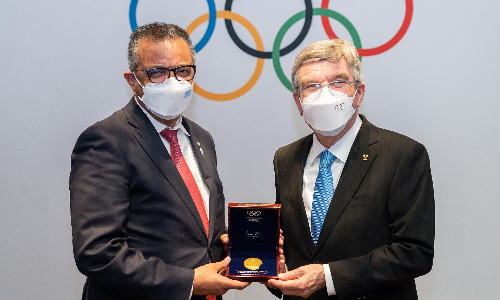 IOC and WHO reaffirm collaboration to promote vaccine equity and healthy lifestyles