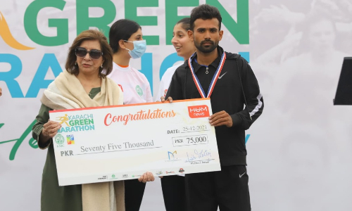 Ali Sohail wins 10-Kilometer Karachi Green Marathon