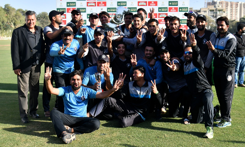 Khyber Pakhtunkhwa lift Pakistan Cricket Cup