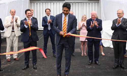 Sanga opens new stands at Lord's