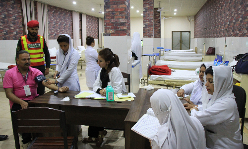 Three-bed hospital at ARID University, Rawalpindi