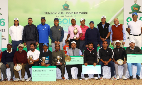 Waheed Balouch claims the title of 11th Rashid D Habib Golf 2022 Tournament: Mohammad Shabbir remains second