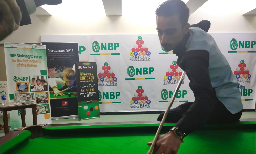 National Snooker Championship; Sajjad and Ahsan set to play final