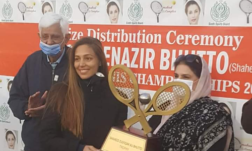 Benazir Bhutto Tennis Championship: Aqeel and Sarah claim titles