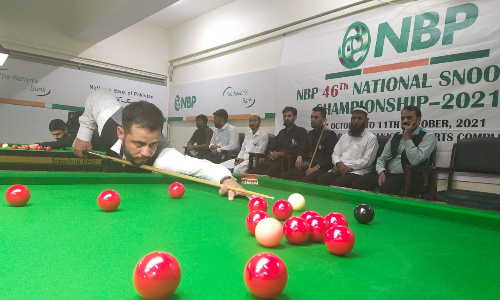 National Snooker Championship 2021 starts in Karachi
