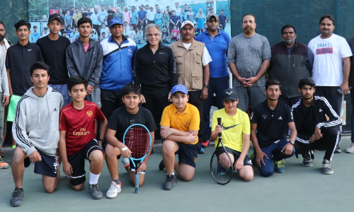 Tennis Lovers Junior National Tennis Championship starts: Asad, Bilal heroes