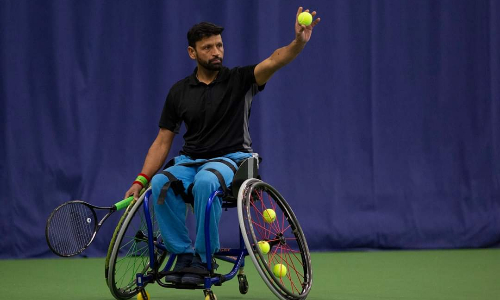 Asif Abbasi creates new history in wheelchair tennis