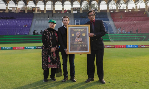 Fazal Mahmood formally inducted into the PCB Hall of Fame