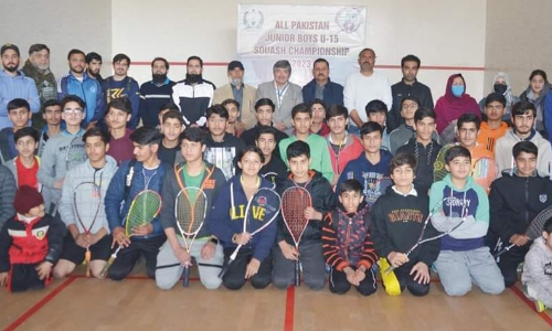 All Pakistan Under-15 Squash Championship starts in Peshawar