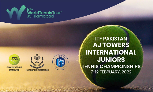 ITF Pakistan AJ Towers World Junior Ranking Tennis Championship starts from Monday
