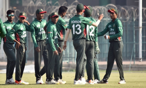 Bangladesh U19 beat Pakistan U19 by five wickets in first T20