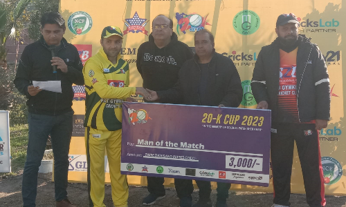Sadam Bats P&T Gymkhana to victory in 20-K Cup 2023