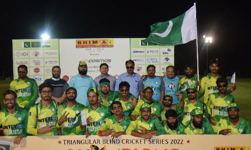 Pakistan thrash India by 58 runs to clinch the Triangular T-20 Blind Cricket Tournament title