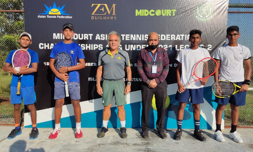Midcourt ATF Championships: Haider and Hussnain win the Doubles final