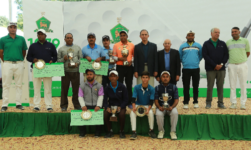Waheed Baloch retains Rashid D. Habib Golf Tournament title