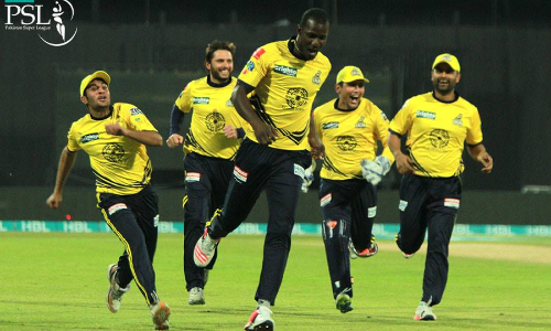 Zalmi down Qalandars in rain curtailed match