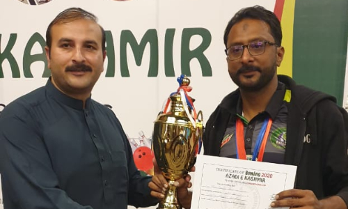 Sajjad Shah wins Azadi-e-Kashmir Tenpin Bowling Championship                