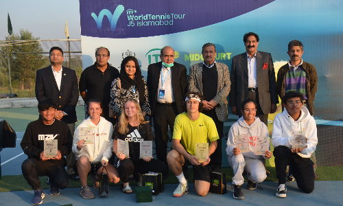 US lad Mujtaba wins ITF Pakistan Juniors Tennis Championship