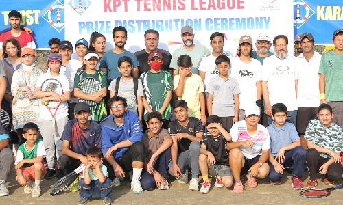 KPT Tennis League starts at Islamabad Tennis Complex