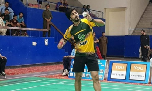 National Ranking Badminton Championship: Murad Ali claims win