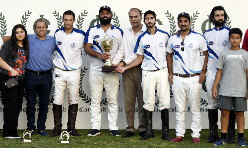 Team Kalabagh / Shahtaj win Islamabad Club Polo Champions Trophy