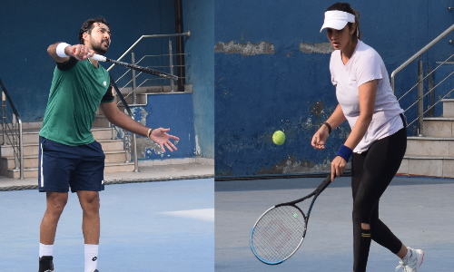 Sania Mirza visits Nishtar Park Sports Complex