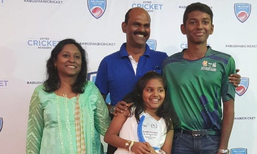 Karthik's hat-trick was a beauty to watch, says his father