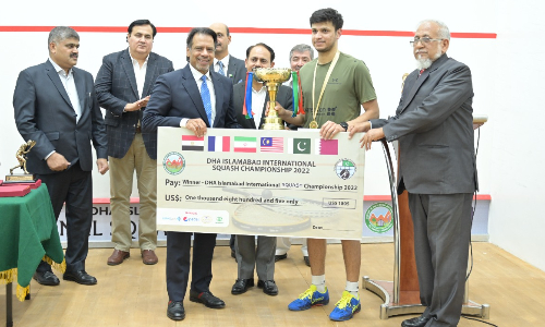Mohammad Asim Khan wins the Crown of Islamabad International Squash Championship
