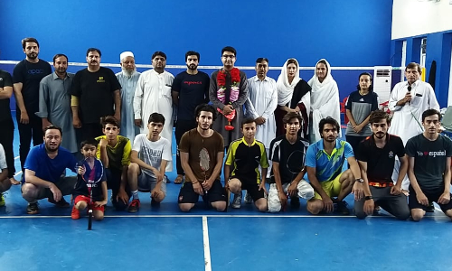 Shoaib wins Peshawar Badminton Championship