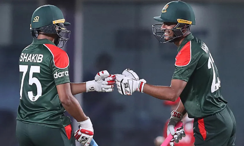 Bangladesh overcome Oman by 26 runs to reach next round