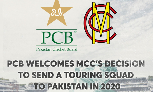 THE MCC: MCC to tour Pakistan in 2020