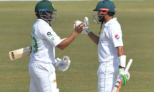 Day-1 (Dhaka Test): Pakistan reach 161 for 2 in 57 overs