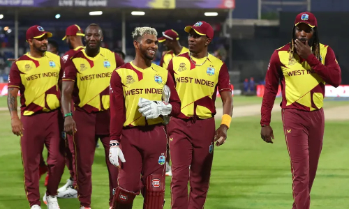 West Indies edge past to oust Bangladesh