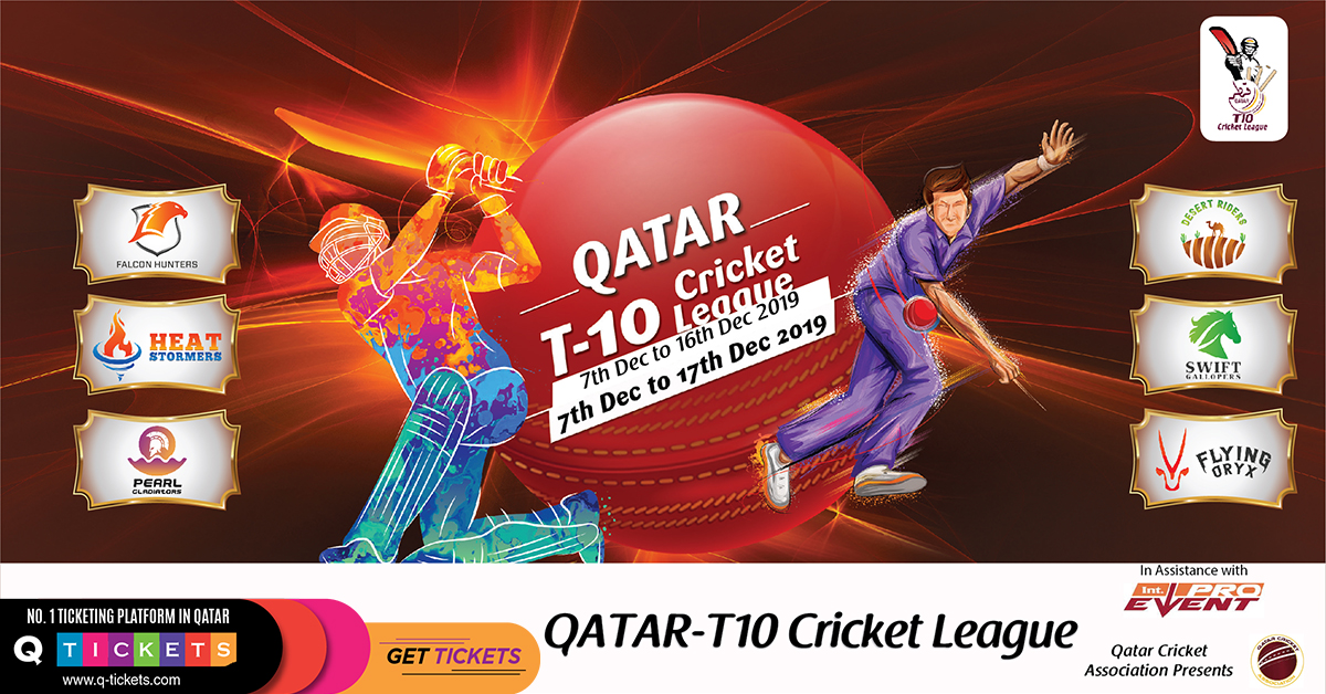 Qatar T10 League Squad 2019