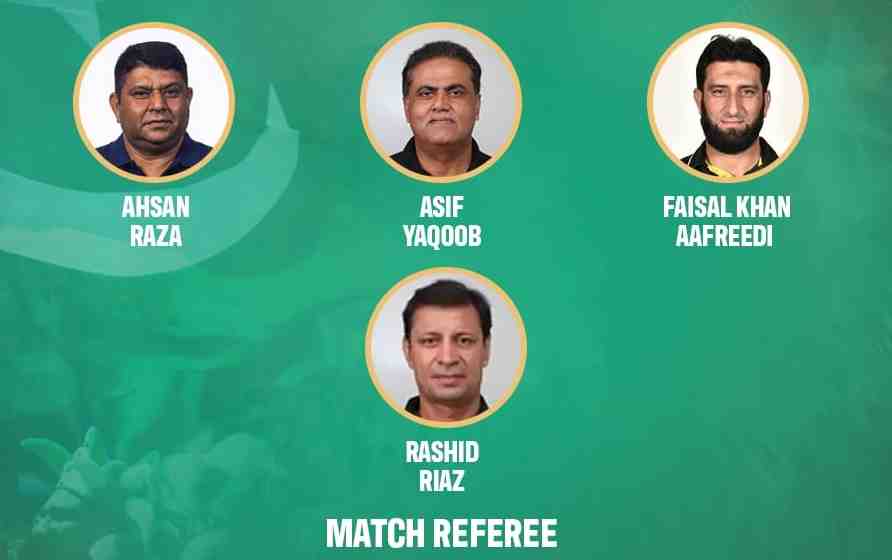 Match officials announced for Pakistan v Bangladesh T20I series