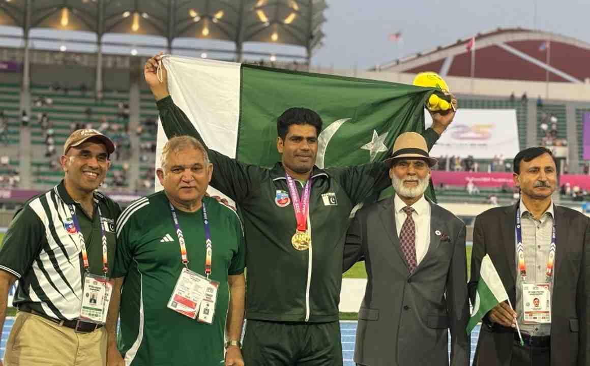 Asian Championship: Arshad Nadeem wins gold medal for Pakistan