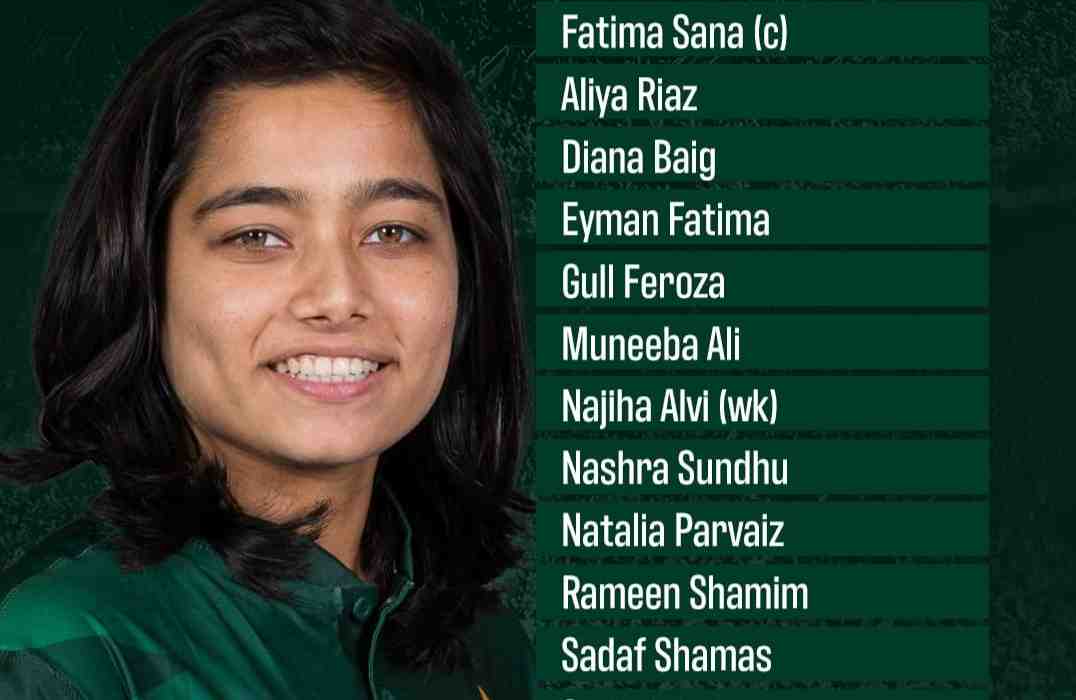 Pakistan Cricket Board names women squad for Ireland tour